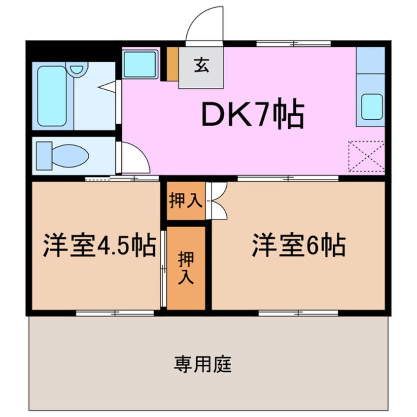 間取図 神の倉ハイツI