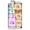 シンシア東山台 3LDKの間取り
