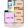 サニーヒル神ノ倉 3LDKの間取り