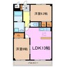 キングハイツ東郷 2LDKの間取り