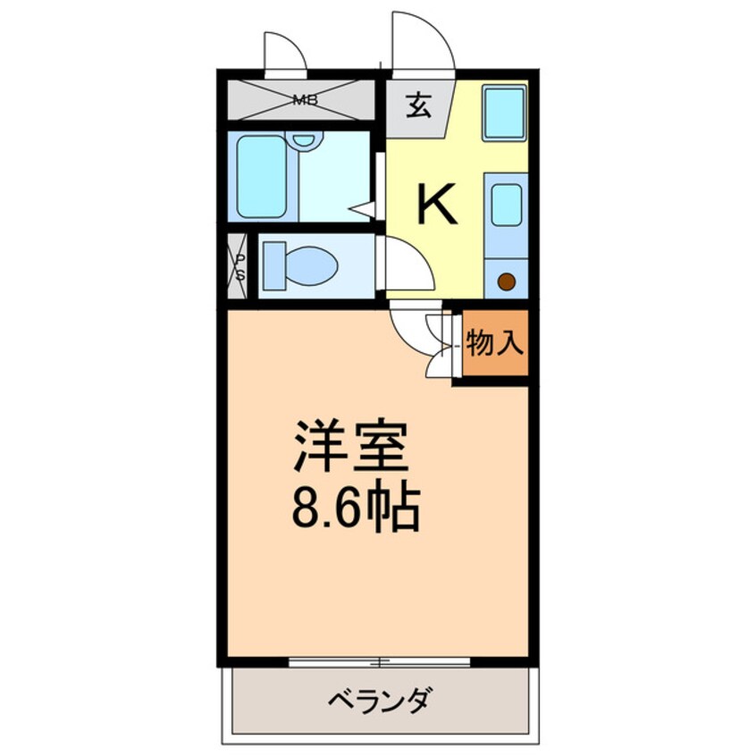 間取図 パークサイド篭山