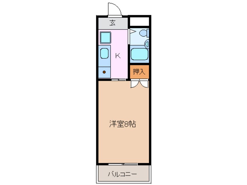 間取図 愛知カレッジタウン　Ｄ棟