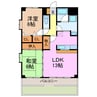 グランドメゾン神ノ倉 2LDKの間取り