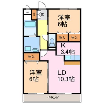 間取図 ミュートス神の倉Ⅰ