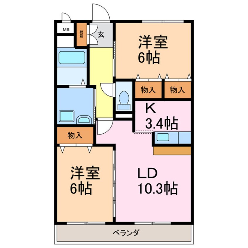 間取図 ミュートス神の倉Ⅰ