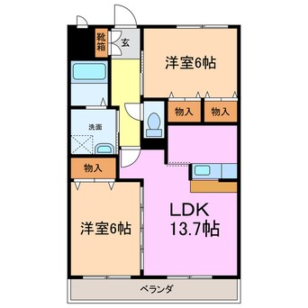 間取図 ミュートス神の倉Ⅱ