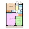 アン・プルール 2LDKの間取り