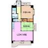 サウスヒルズ大清水 2LDKの間取り