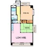 サウスヒルズ大清水 2LDKの間取り