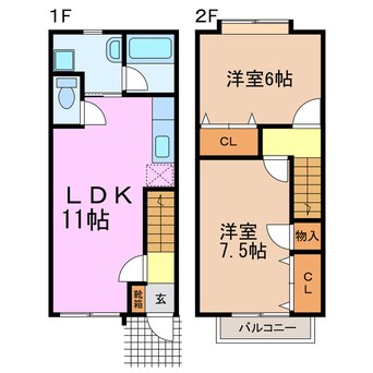 間取図 ブランシェ ドリームⅢ