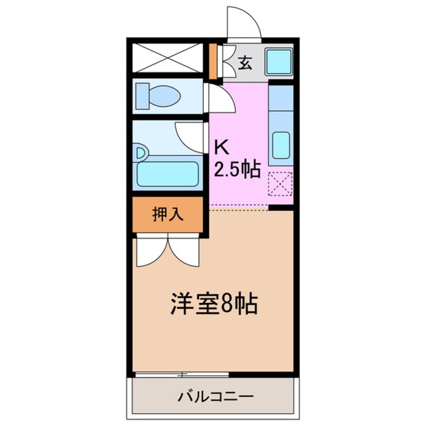 間取図 第二ビューハイツ兄山