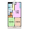 Ｔハピネス 2LDKの間取り
