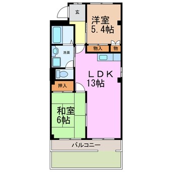 間取図 エスポワールＯＨ７２