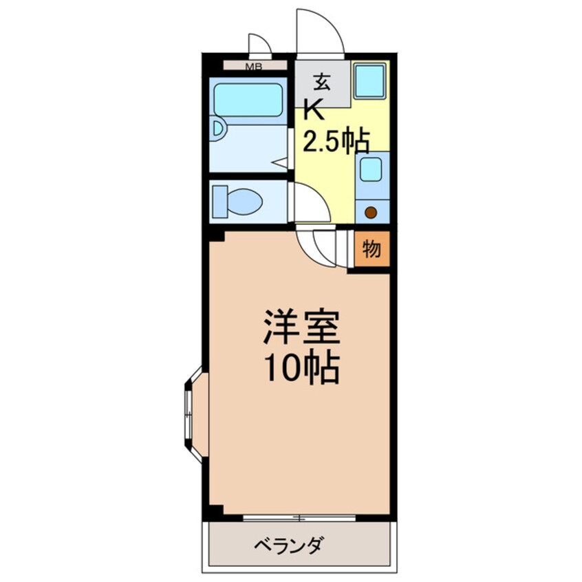 間取図 グリーンハイツ諸の木