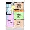 エスポワール小坂 3DKの間取り