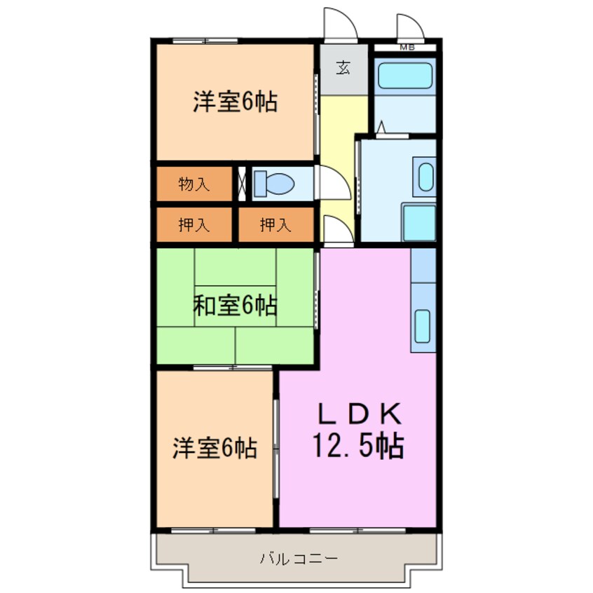 間取図 ソジュール