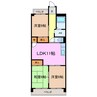 第３横吹小菅ビル 3LDKの間取り