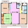 第２横吹小菅ビル 3LDKの間取り