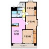 徳重セントラルビル 3LDKの間取り