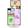 ジャルジョイハイツ 2LDKの間取り