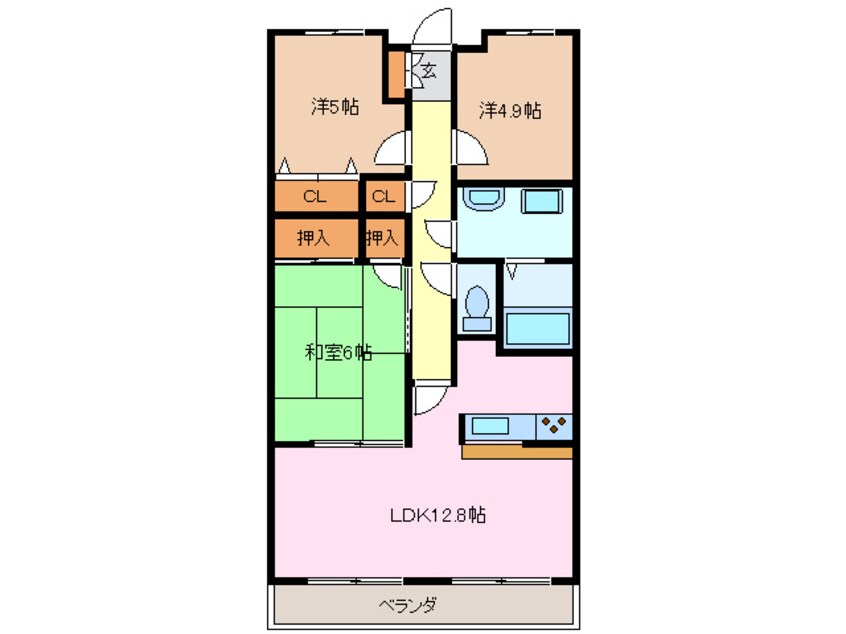 間取図 桃山ガーデンヒルズ