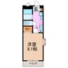 第二福谷ビル 1Kの間取り