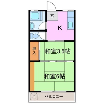 間取図 マツヤハイツ