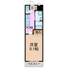 ポラリス(平手南) 1Kの間取り
