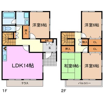 間取図 ハイグレードタウンハウス2