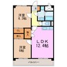 レージュ藤塚 2LDKの間取り