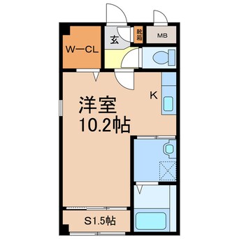 間取図 フォレスタ神の倉Ⅱ