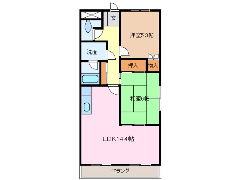 間取図 シャンパーニュ