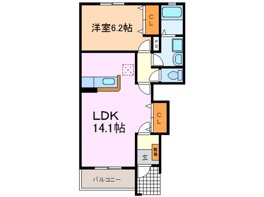 間取図 ソレイユの丘