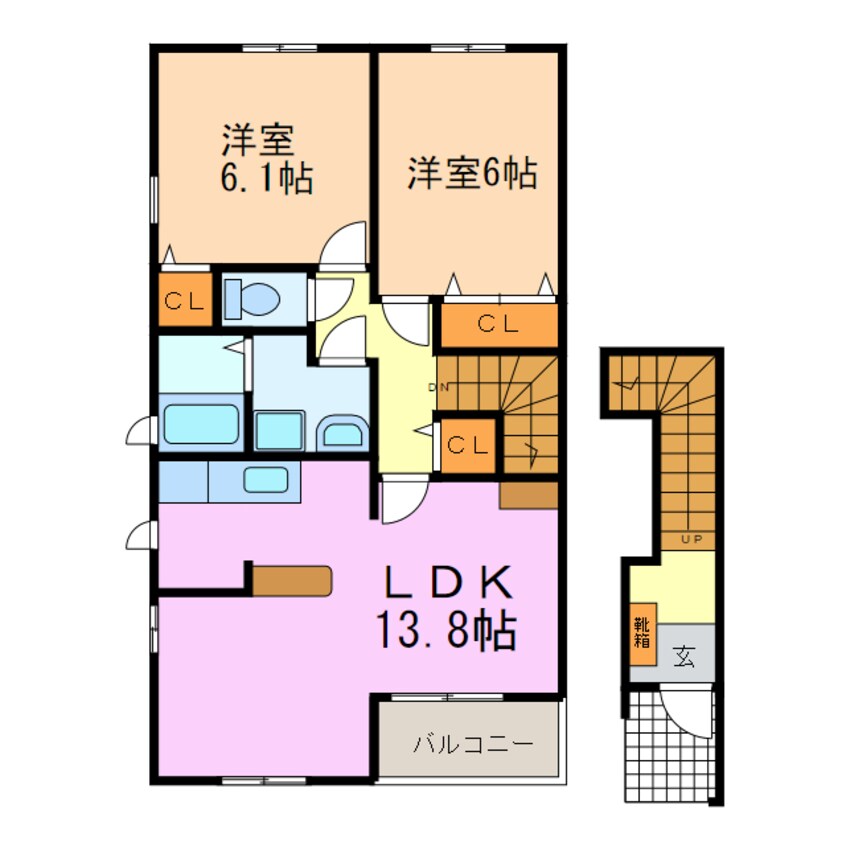 間取図 ソレイユの丘