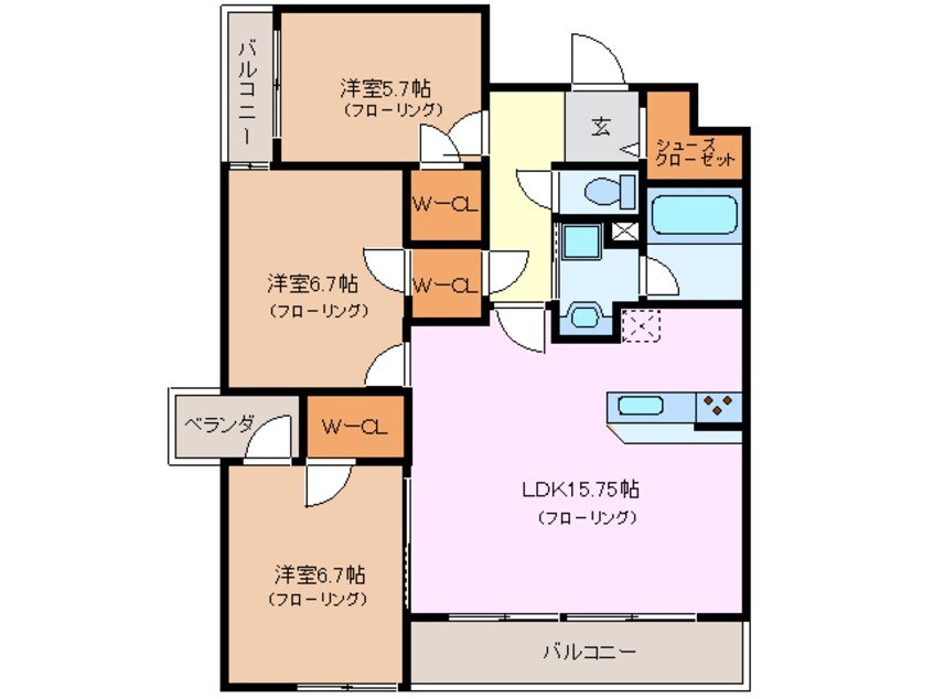 間取図 ユング城山