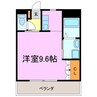 アメニティ・ハイツ（緑区） 1Kの間取り
