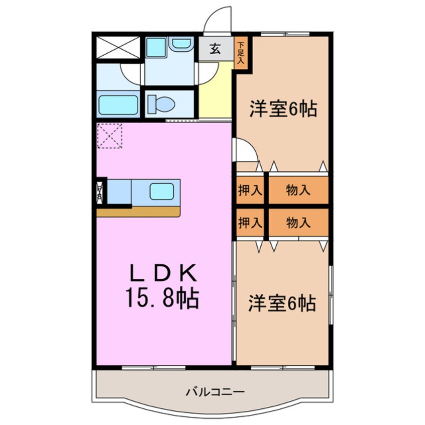 間取図 サードヴィラ赤池