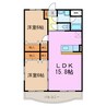 サードヴィラ赤池 2LDKの間取り