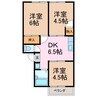 リバーサイド扇台 3DKの間取り