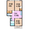 リバーサイド扇台 3DKの間取り