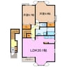 ザ・ロイヤルオーク 2LDKの間取り