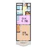 M･HOUSE Ⅰ 1DKの間取り