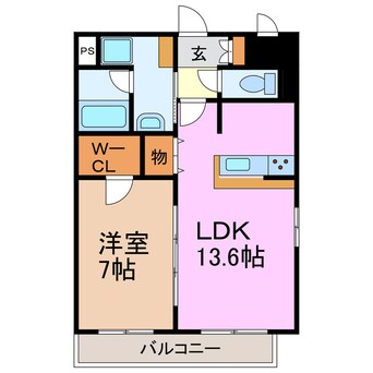 間取図 ミコノス亀が洞