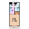 サンモール緑Ａ 1Kの間取り