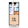 サンモール緑Ａ 1Kの間取り