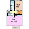 セジュール藤塚 1LDKの間取り