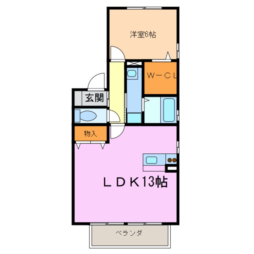 間取図 プリズムコート セント