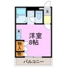 メゾン諸ノ木 1Rの間取り