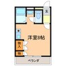 メゾン諸ノ木 1Rの間取り