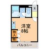 メゾン諸ノ木 1Rの間取り